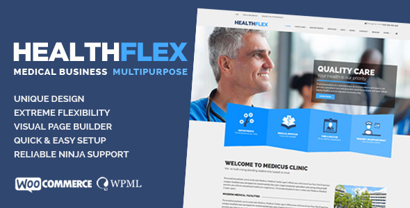 HEALTHFLEX Preview Wordpress Theme - Rating, Reviews, Preview, Demo & Download
