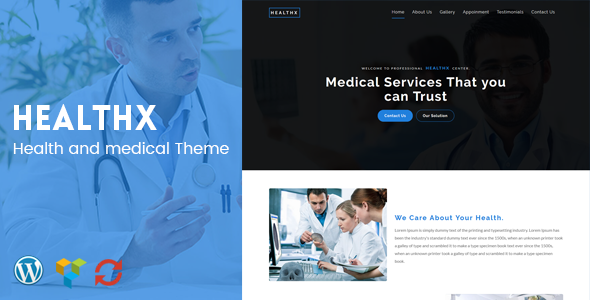 HealthX Preview Wordpress Theme - Rating, Reviews, Preview, Demo & Download