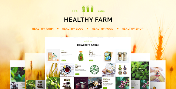 Healthy Farm Preview Wordpress Theme - Rating, Reviews, Preview, Demo & Download