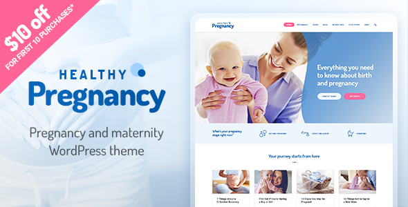 Healthy Pregnancy Preview Wordpress Theme - Rating, Reviews, Preview, Demo & Download
