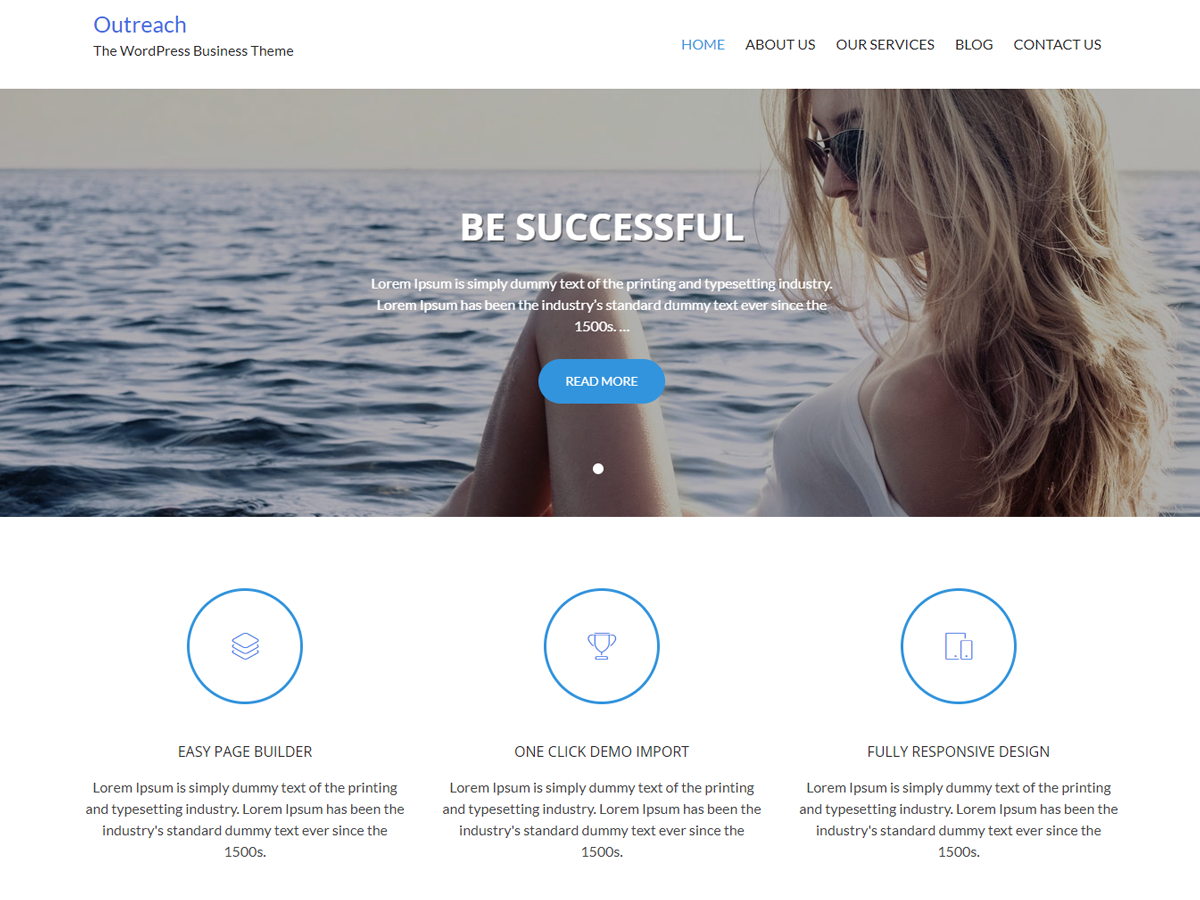 Hedwix Outreach Preview Wordpress Theme - Rating, Reviews, Preview, Demo & Download