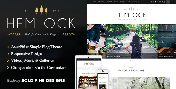 Hemlock Preview Wordpress Theme - Rating, Reviews, Preview, Demo & Download