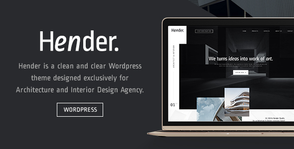 Hender Preview Wordpress Theme - Rating, Reviews, Preview, Demo & Download
