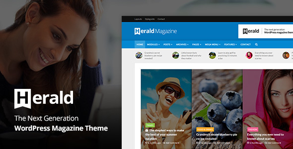 Herald Preview Wordpress Theme - Rating, Reviews, Preview, Demo & Download