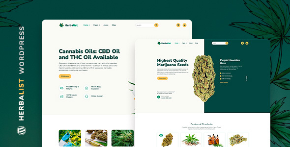 Herbalist Preview Wordpress Theme - Rating, Reviews, Preview, Demo & Download