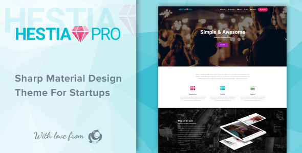 Hestia Pro Preview Wordpress Theme - Rating, Reviews, Preview, Demo & Download