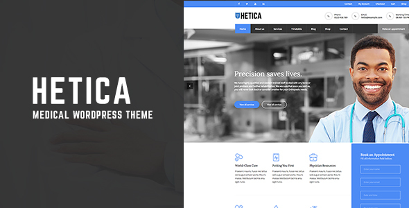 Hetica Preview Wordpress Theme - Rating, Reviews, Preview, Demo & Download