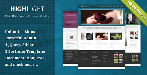 Highlight Preview Wordpress Theme - Rating, Reviews, Preview, Demo & Download