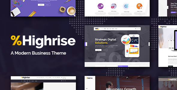 Highrise Preview Wordpress Theme - Rating, Reviews, Preview, Demo & Download