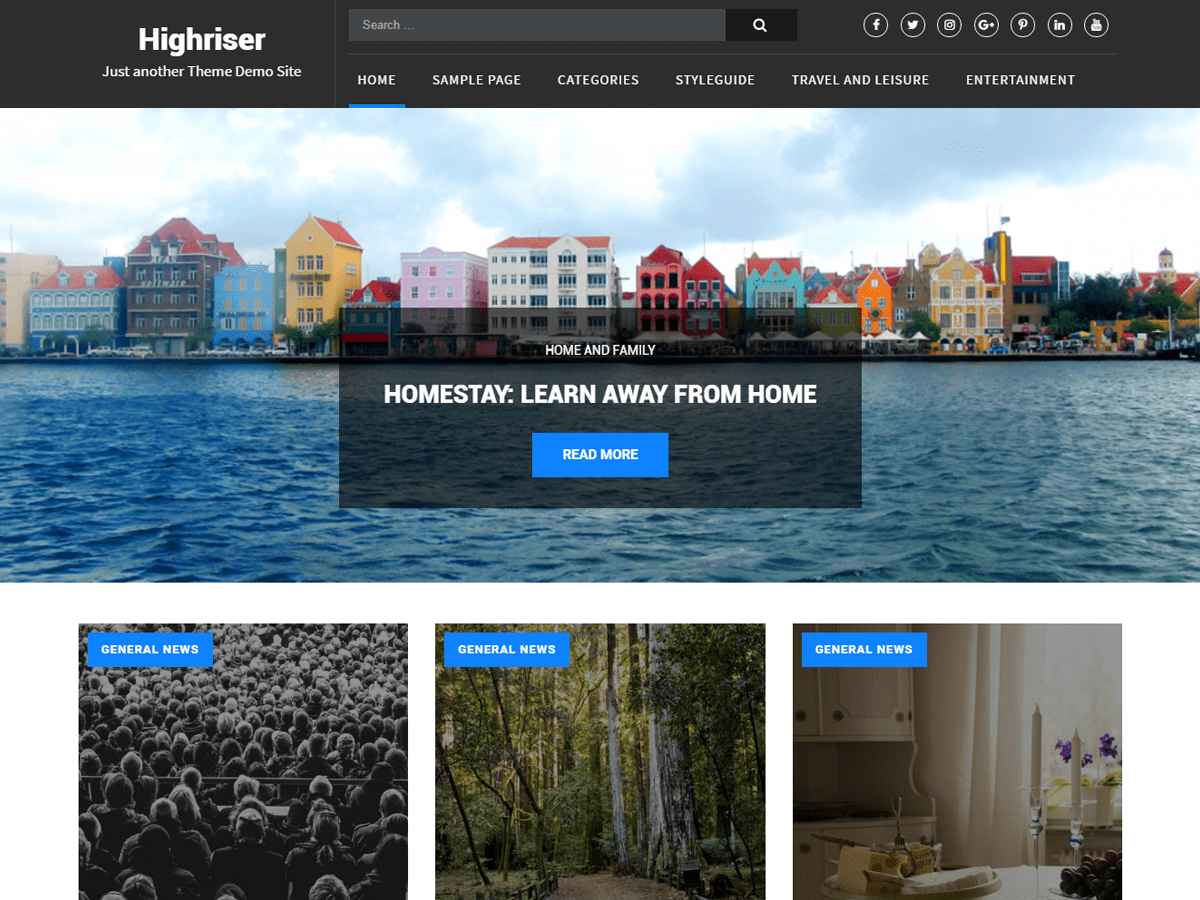 Highriser Preview Wordpress Theme - Rating, Reviews, Preview, Demo & Download