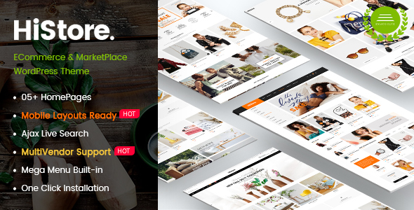 HiStore Preview Wordpress Theme - Rating, Reviews, Preview, Demo & Download
