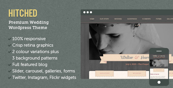 Hitched Preview Wordpress Theme - Rating, Reviews, Preview, Demo & Download