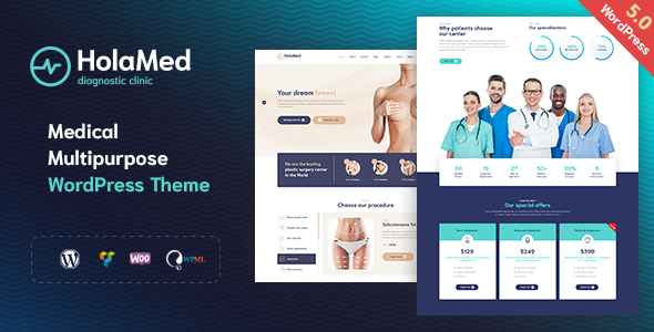 HolaMed Preview Wordpress Theme - Rating, Reviews, Preview, Demo & Download