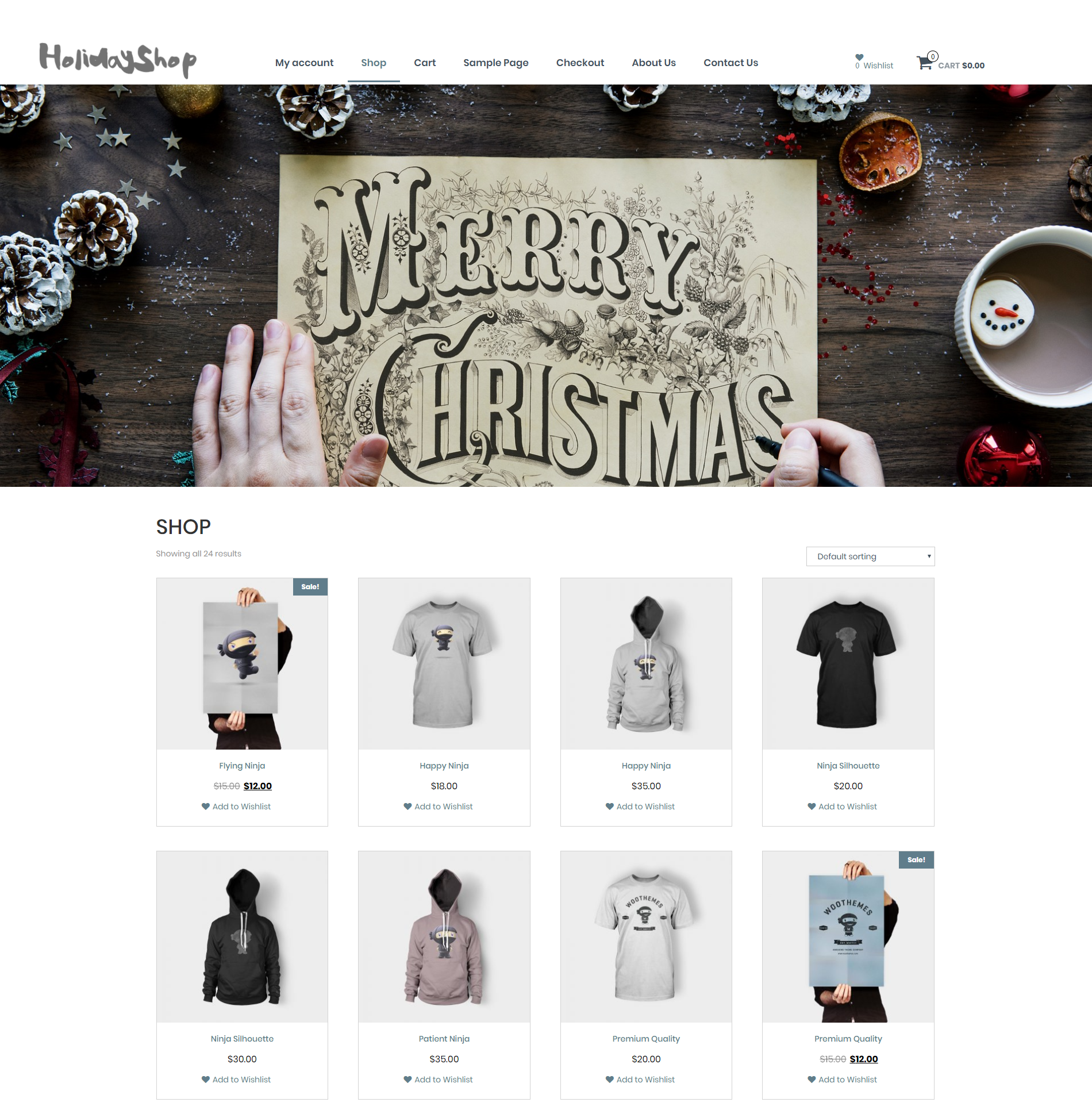 Holidayshop Preview Wordpress Theme - Rating, Reviews, Preview, Demo & Download