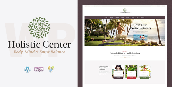 Holistic Center Preview Wordpress Theme - Rating, Reviews, Preview, Demo & Download