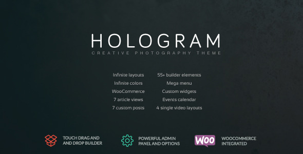 Hologram Preview Wordpress Theme - Rating, Reviews, Preview, Demo & Download