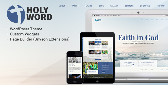 Holy Word Preview Wordpress Theme - Rating, Reviews, Preview, Demo & Download