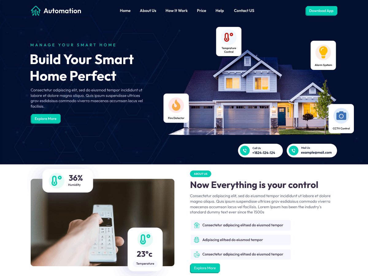 Home Automation Preview Wordpress Theme - Rating, Reviews, Preview, Demo & Download