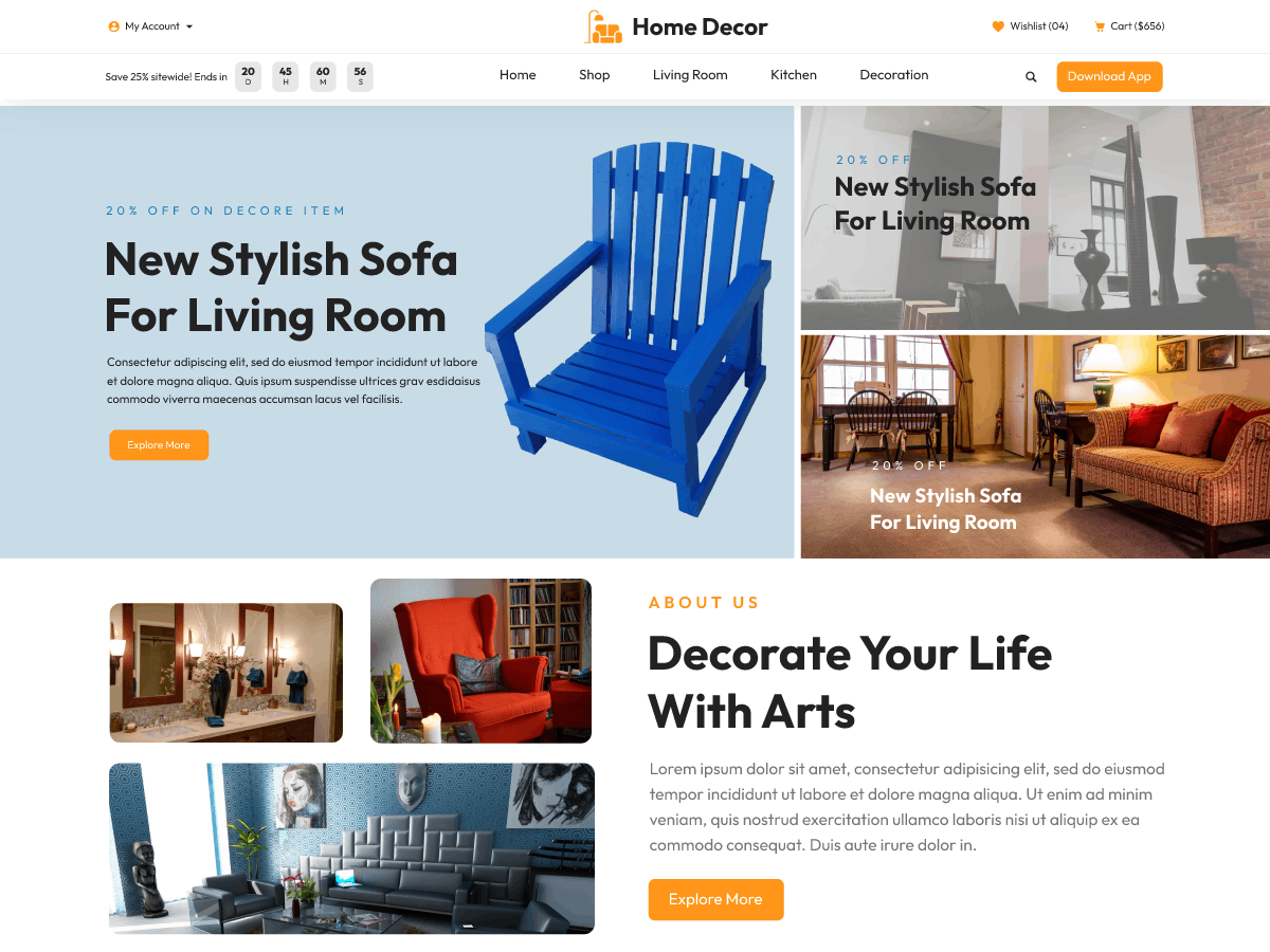 Home Decor Preview Wordpress Theme - Rating, Reviews, Preview, Demo & Download