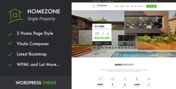 HOME ZONE Preview Wordpress Theme - Rating, Reviews, Preview, Demo & Download