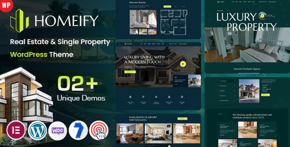 Homeify Preview Wordpress Theme - Rating, Reviews, Preview, Demo & Download