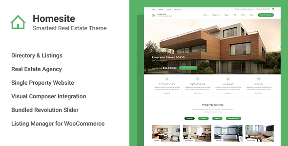 Homesite Preview Wordpress Theme - Rating, Reviews, Preview, Demo & Download