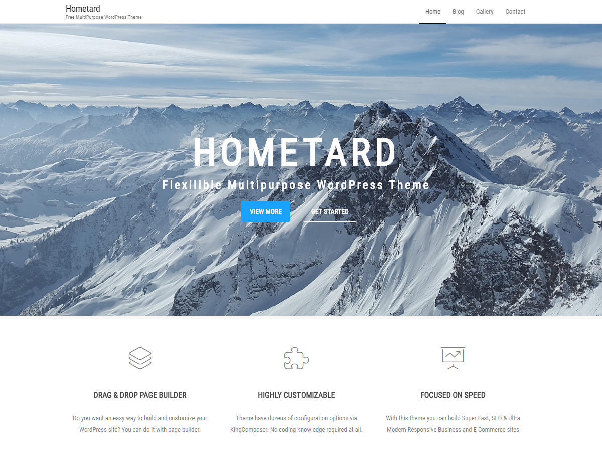 Hometard Preview Wordpress Theme - Rating, Reviews, Preview, Demo & Download