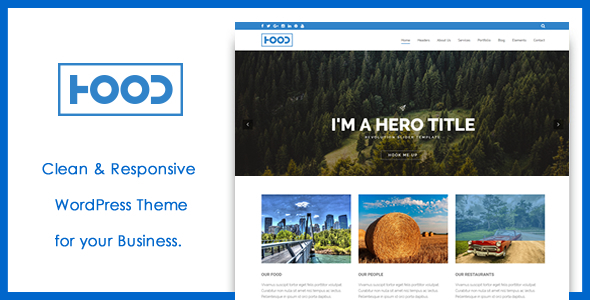 Hood Preview Wordpress Theme - Rating, Reviews, Preview, Demo & Download