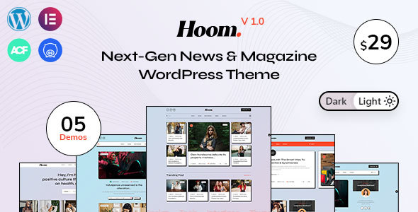 Hoom Preview Wordpress Theme - Rating, Reviews, Preview, Demo & Download
