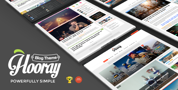 Hooray Preview Wordpress Theme - Rating, Reviews, Preview, Demo & Download
