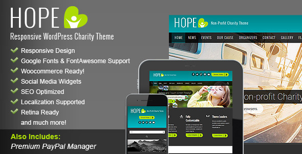 HOPE Preview Wordpress Theme - Rating, Reviews, Preview, Demo & Download