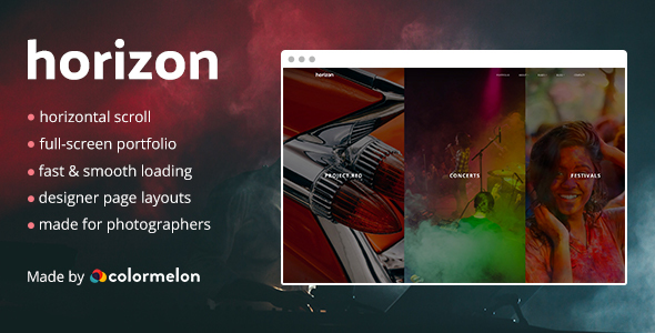 Horizon Portfolio Preview Wordpress Theme - Rating, Reviews, Preview, Demo & Download
