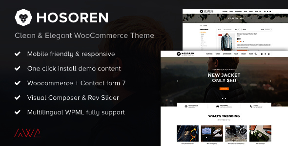 Hosoren Preview Wordpress Theme - Rating, Reviews, Preview, Demo & Download