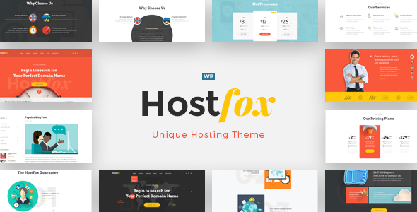 HostFox Preview Wordpress Theme - Rating, Reviews, Preview, Demo & Download
