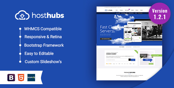 HostHubs Preview Wordpress Theme - Rating, Reviews, Preview, Demo & Download