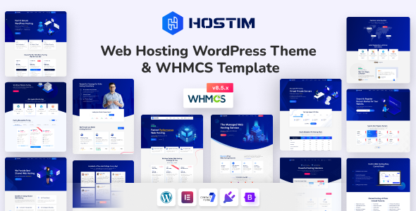 Hostim Preview Wordpress Theme - Rating, Reviews, Preview, Demo & Download