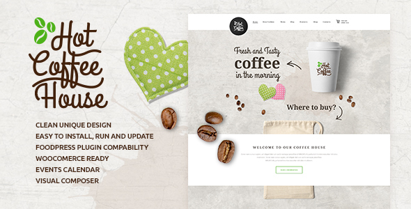 HotCoffee Preview Wordpress Theme - Rating, Reviews, Preview, Demo & Download
