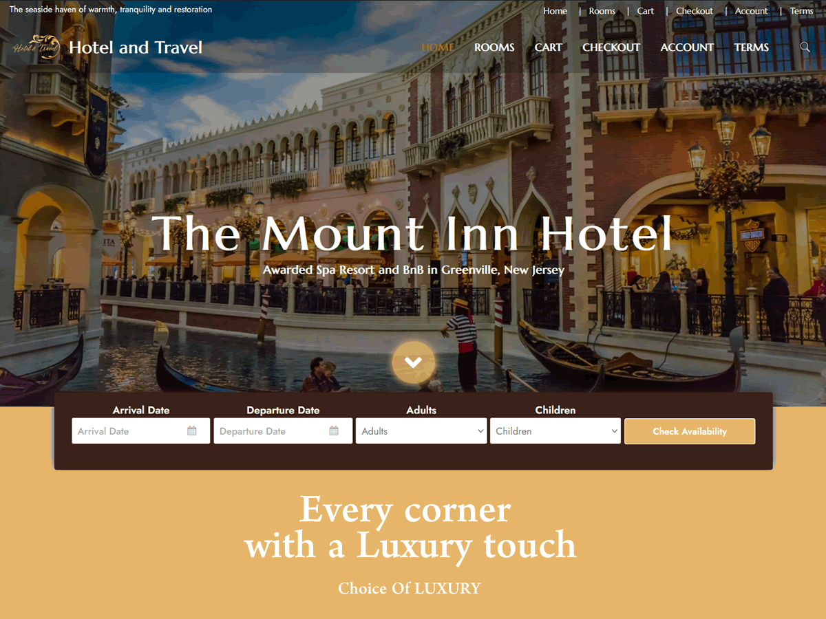 Hotel And Preview Wordpress Theme - Rating, Reviews, Preview, Demo & Download