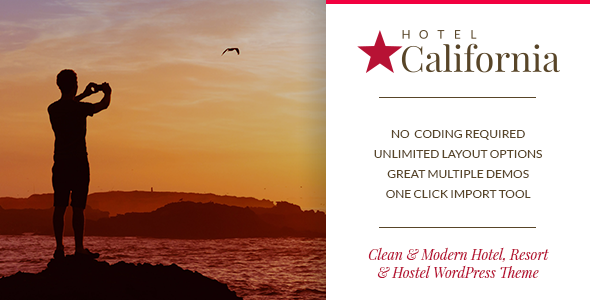 Hotel California Preview Wordpress Theme - Rating, Reviews, Preview, Demo & Download
