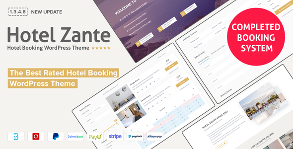 Hotel Zante Preview Wordpress Theme - Rating, Reviews, Preview, Demo & Download
