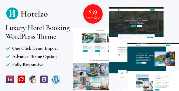 Hotelzo Preview Wordpress Theme - Rating, Reviews, Preview, Demo & Download