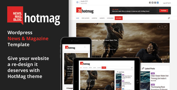 HotMag Preview Wordpress Theme - Rating, Reviews, Preview, Demo & Download