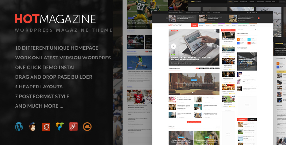 Hotmagazine Preview Wordpress Theme - Rating, Reviews, Preview, Demo & Download