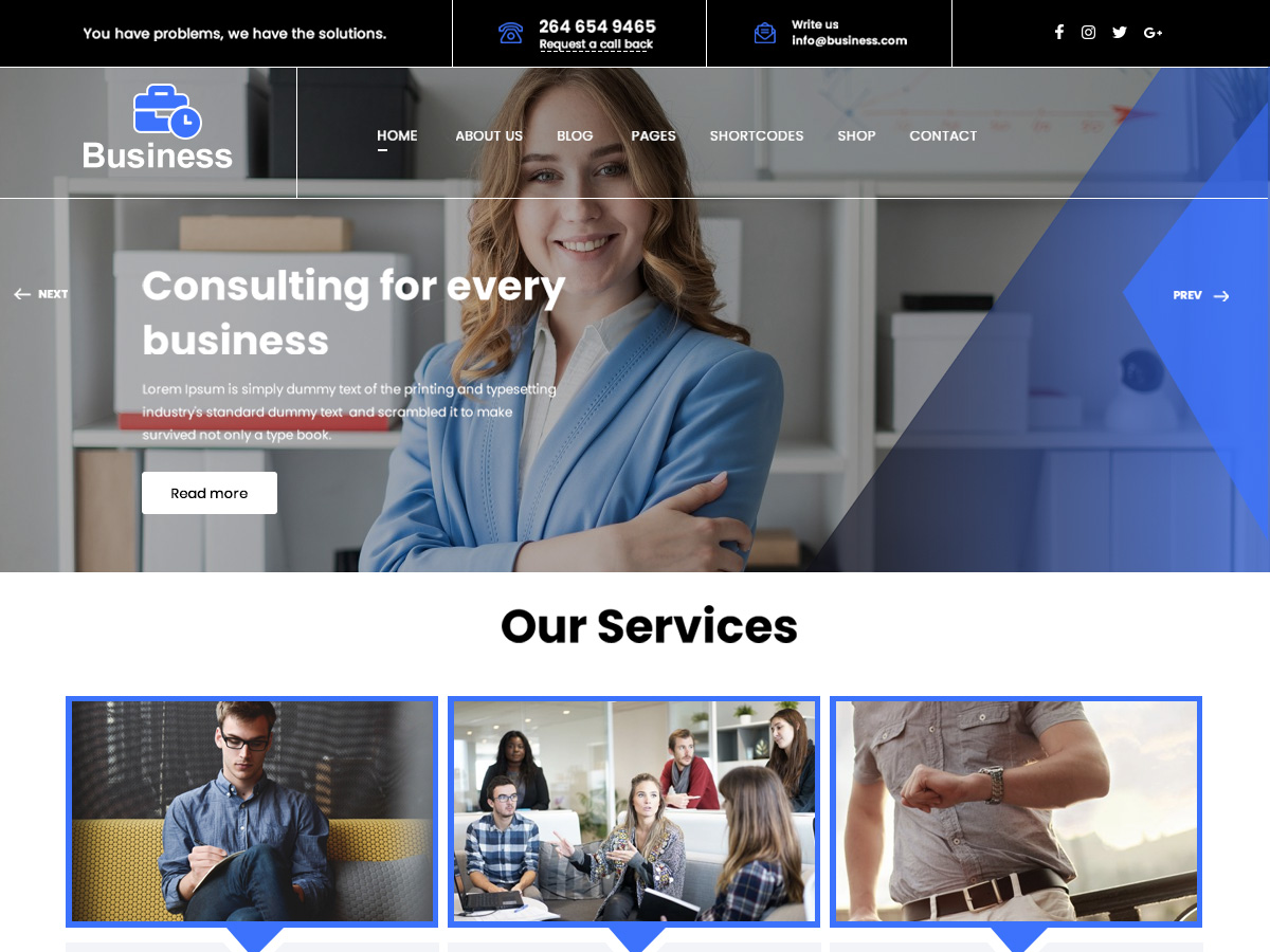HoudaBusiness Preview Wordpress Theme - Rating, Reviews, Preview, Demo & Download