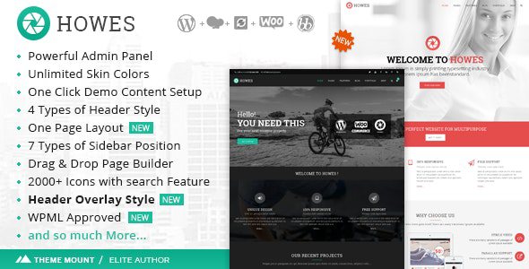 Howes Preview Wordpress Theme - Rating, Reviews, Preview, Demo & Download