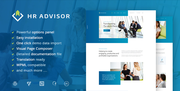 HR Advisor Preview Wordpress Theme - Rating, Reviews, Preview, Demo & Download