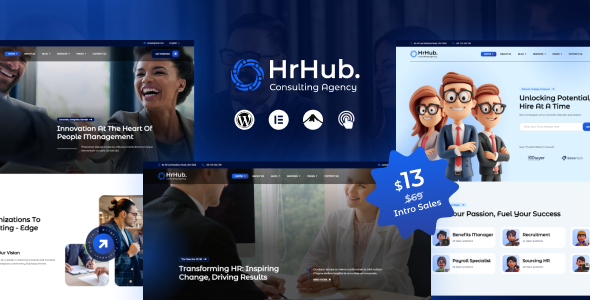 HrHub Preview Wordpress Theme - Rating, Reviews, Preview, Demo & Download