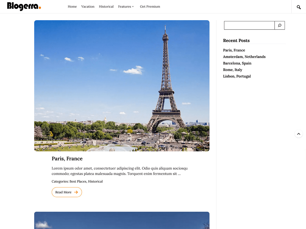 HS Blogerra Preview Wordpress Theme - Rating, Reviews, Preview, Demo & Download