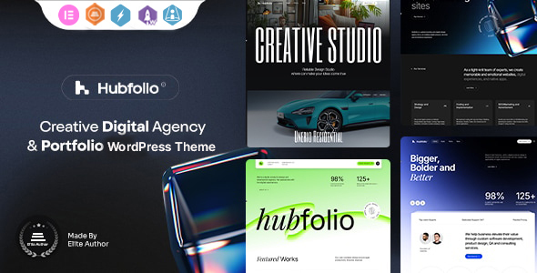 Hubfolio Preview Wordpress Theme - Rating, Reviews, Preview, Demo & Download