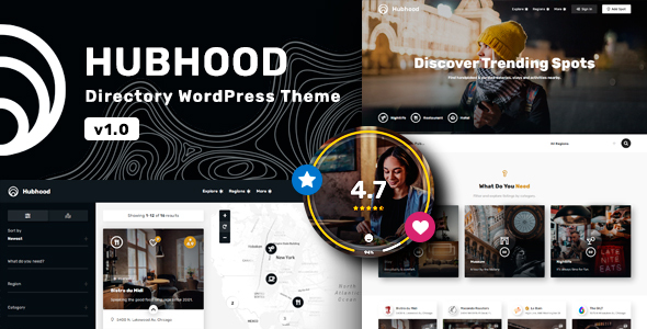 Hubhood Preview Wordpress Theme - Rating, Reviews, Preview, Demo & Download